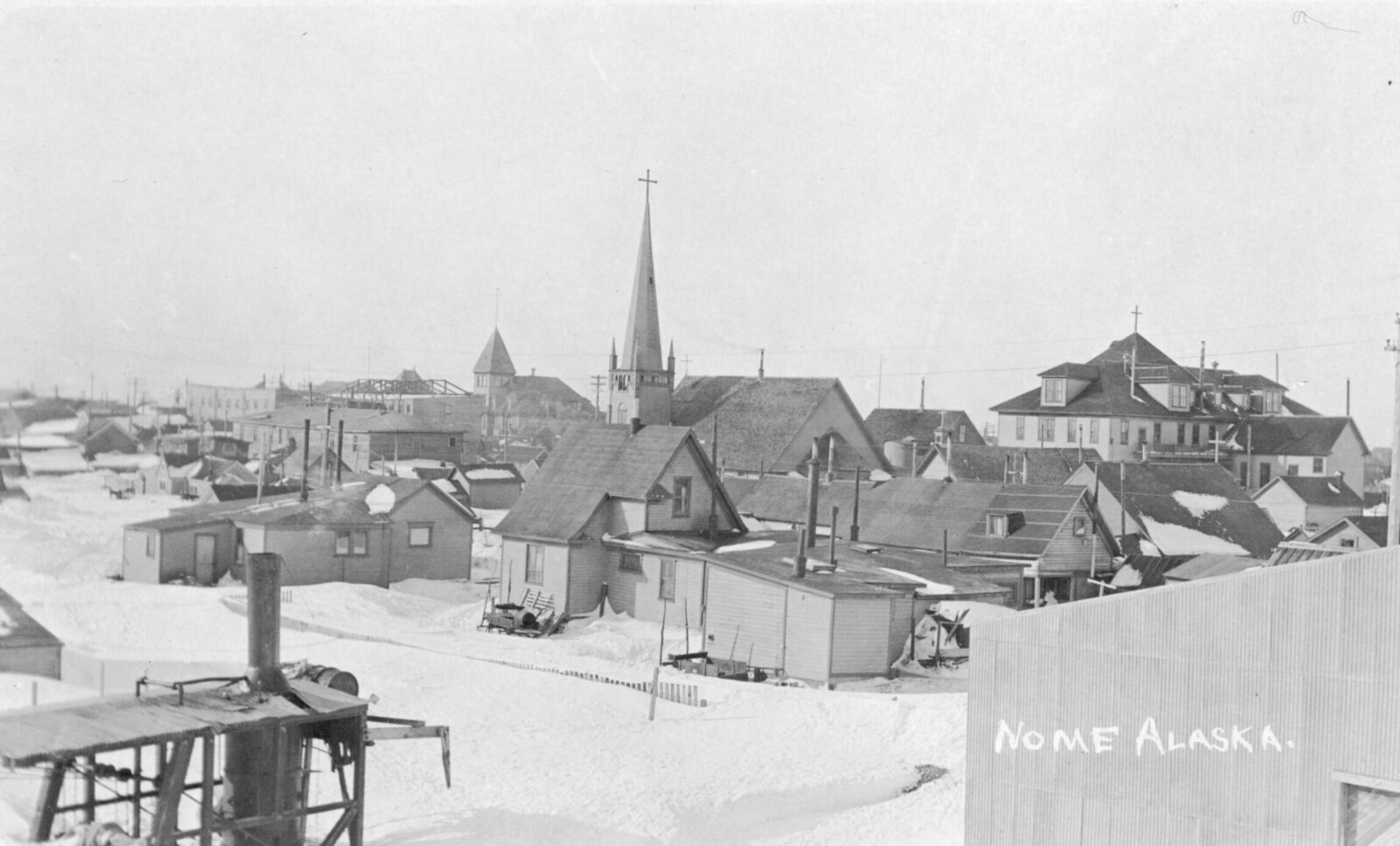 View of Nome, Alaska in 1916. Library of Congress.